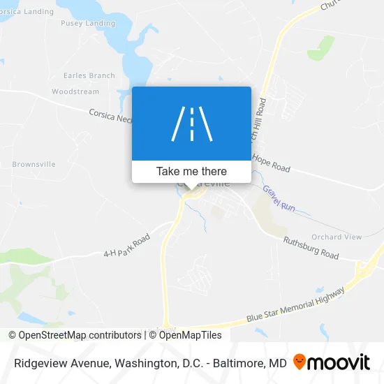 Ridgeview Avenue map