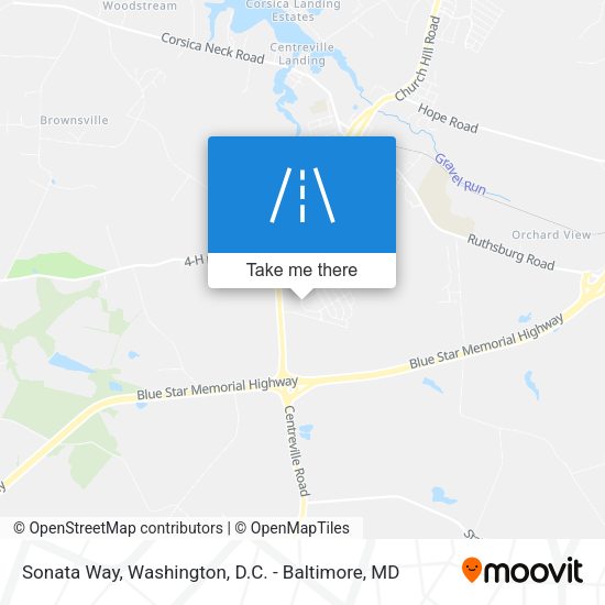 Sonata Way map