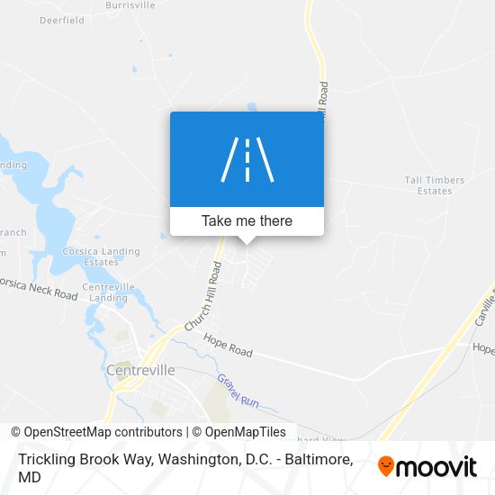 Trickling Brook Way map