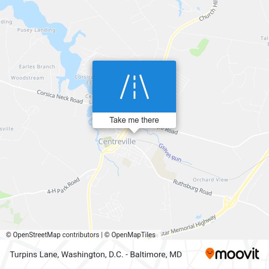 Turpins Lane map