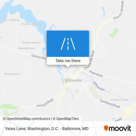 Mapa de Yates Lane
