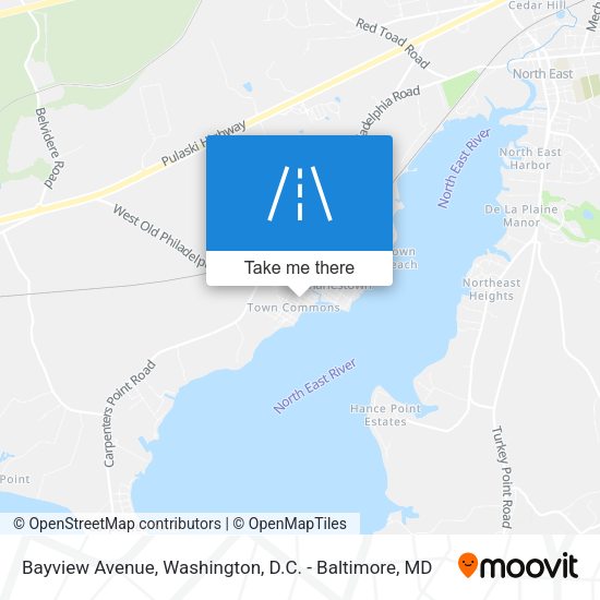 Bayview Avenue map