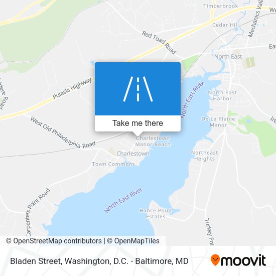 Bladen Street map