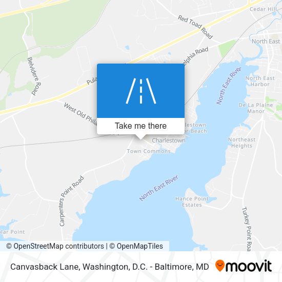 Mapa de Canvasback Lane