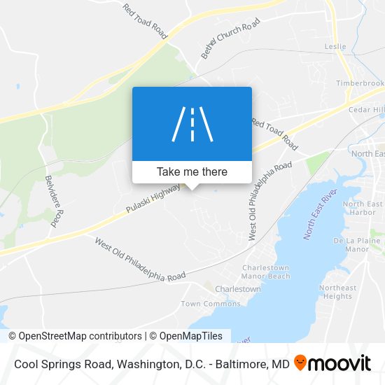 Mapa de Cool Springs Road