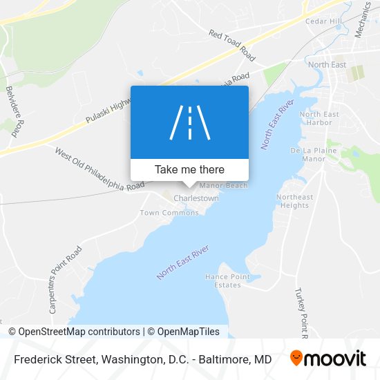 Frederick Street map