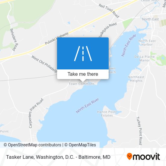 Tasker Lane map