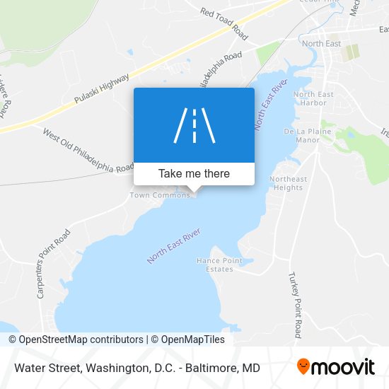 Water Street map
