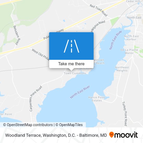 Woodland Terrace map