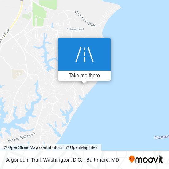 Algonquin Trail map
