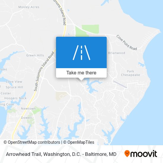 Arrowhead Trail map