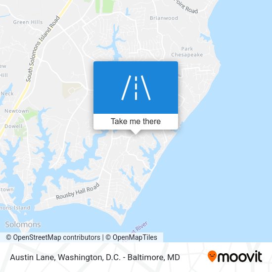 Austin Lane map
