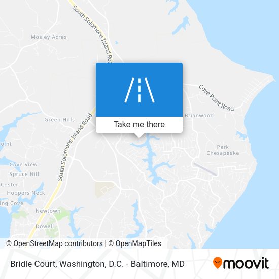 Bridle Court map