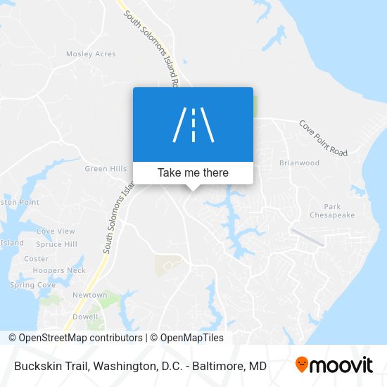 Buckskin Trail map