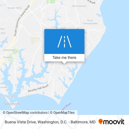 Mapa de Buena Vista Drive