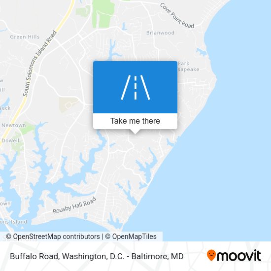 Buffalo Road map