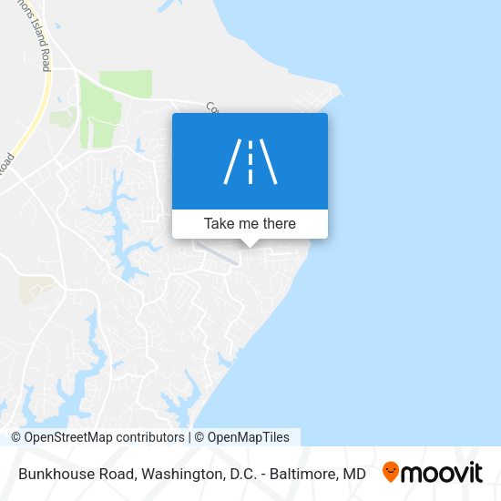 Mapa de Bunkhouse Road