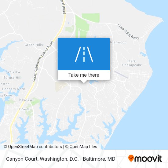 Canyon Court map