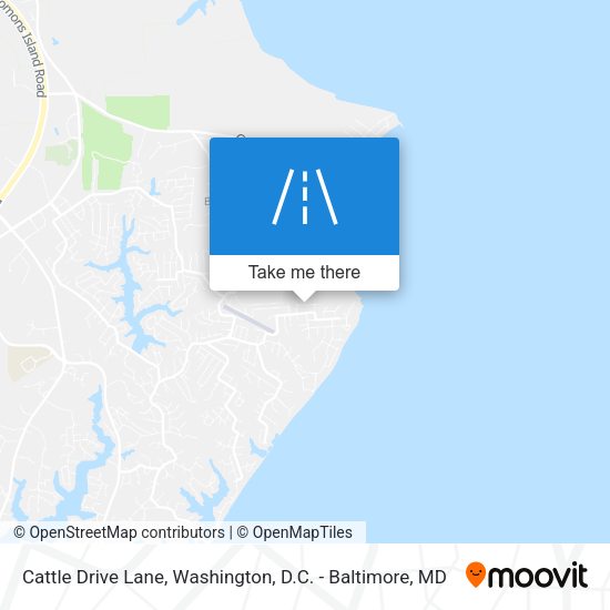 Mapa de Cattle Drive Lane