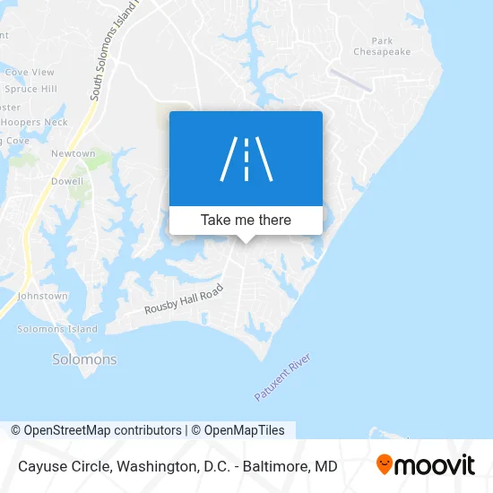 Cayuse Circle map