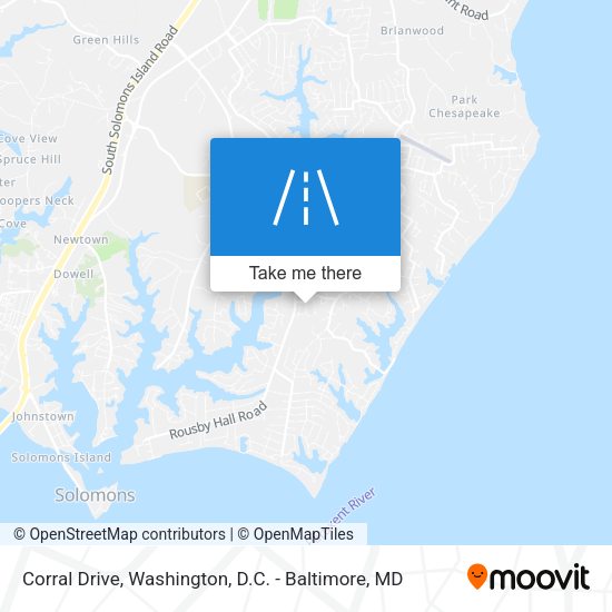 Corral Drive map