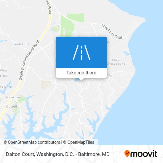 Mapa de Dalton Court