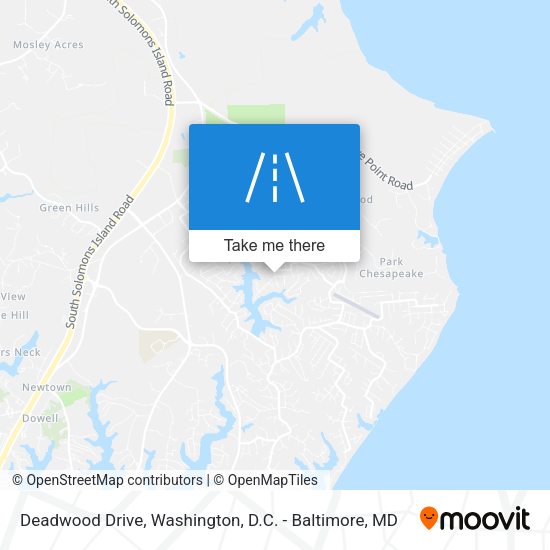 Deadwood Drive map