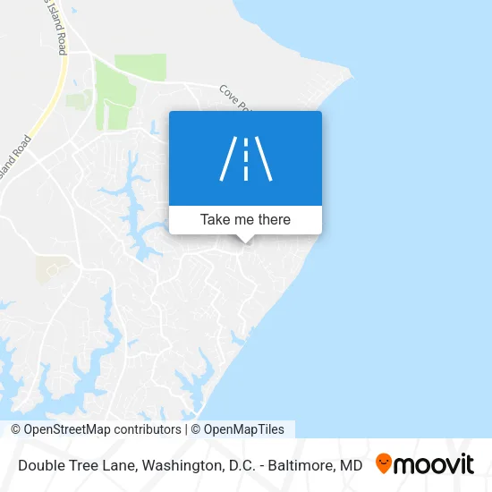 Double Tree Lane map