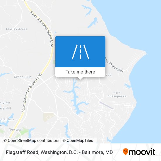 Flagstaff Road map