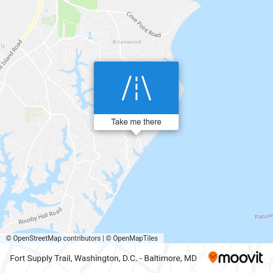 Fort Supply Trail map
