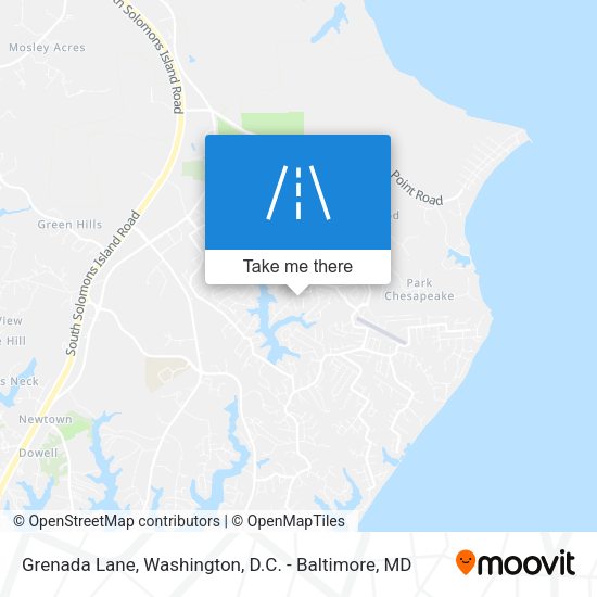 Grenada Lane map