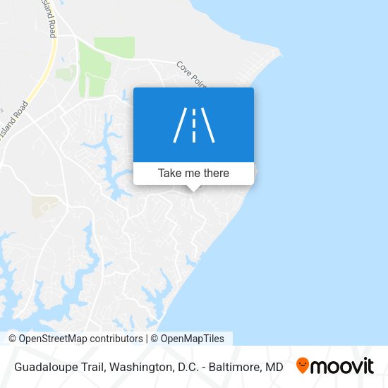 Guadaloupe Trail map