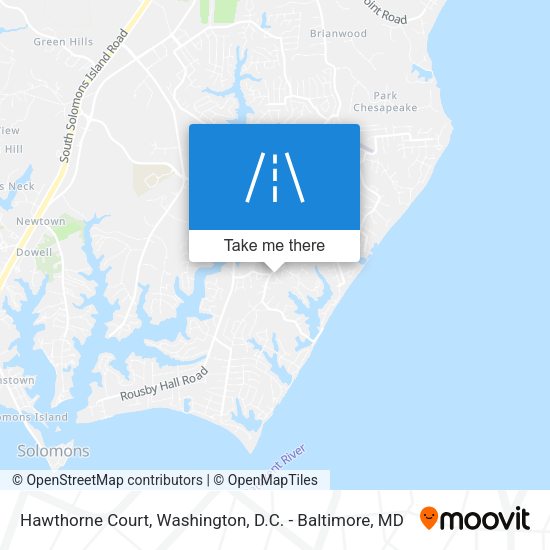 Mapa de Hawthorne Court
