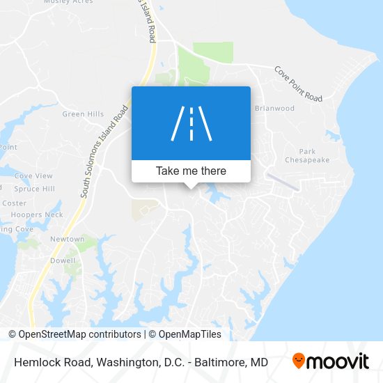 Hemlock Road map