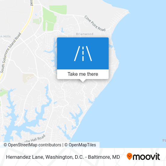 Mapa de Hernandez Lane