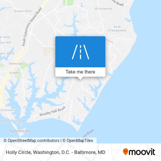Holly Circle map