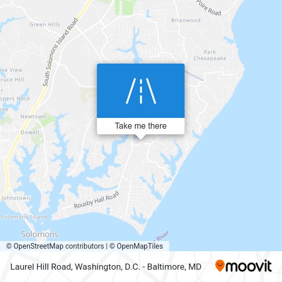 Mapa de Laurel Hill Road