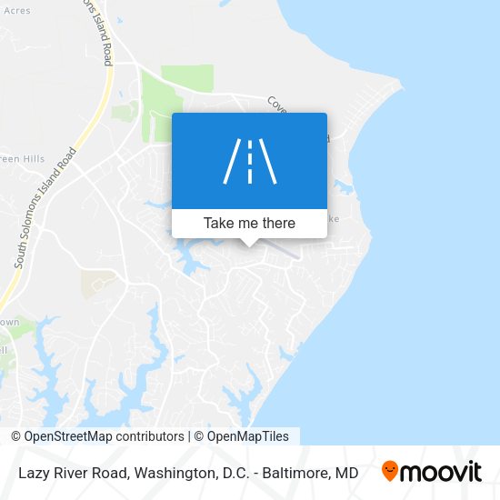 Lazy River Road map