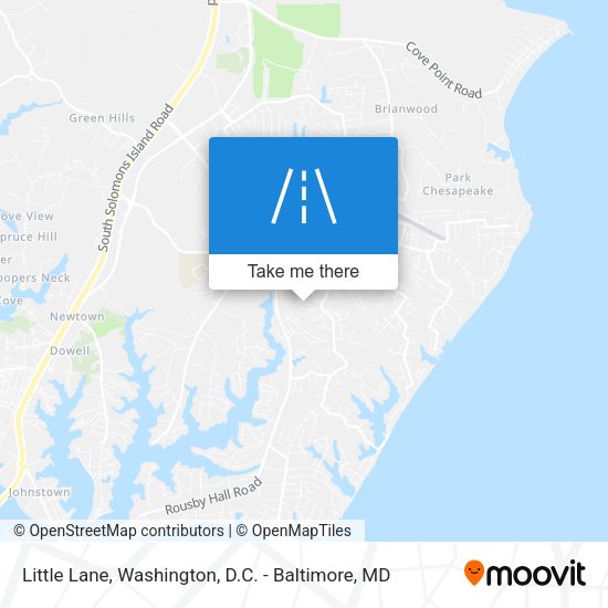 Little Lane map