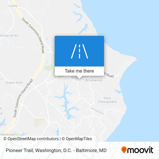 Mapa de Pioneer Trail