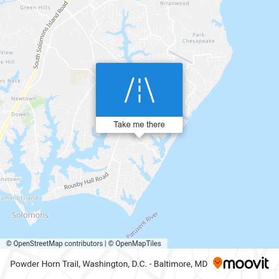 Powder Horn Trail map