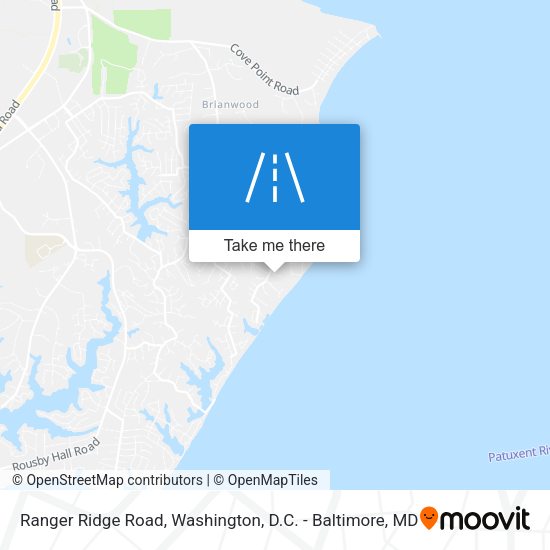 Ranger Ridge Road map