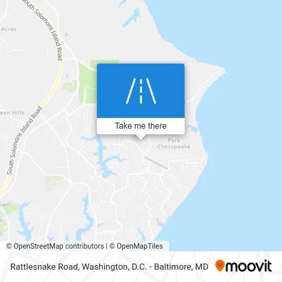 Rattlesnake Road map