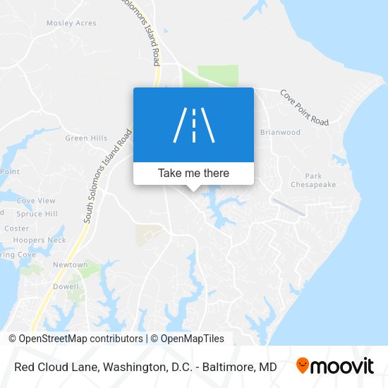 Mapa de Red Cloud Lane