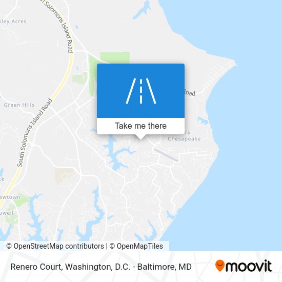 Renero Court map