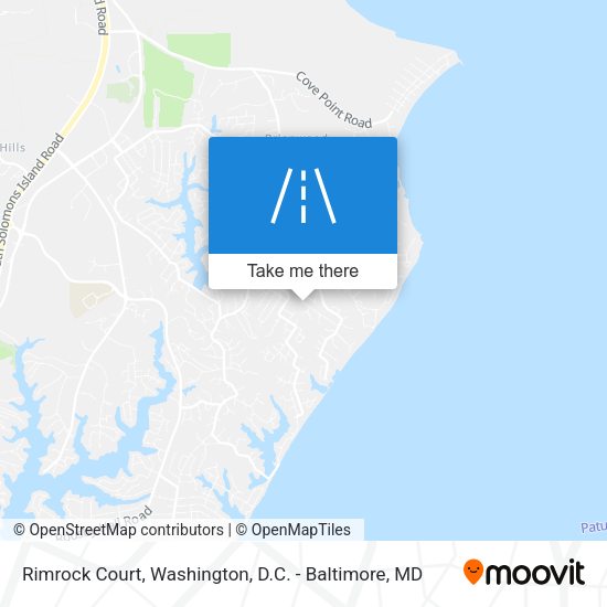 Rimrock Court map