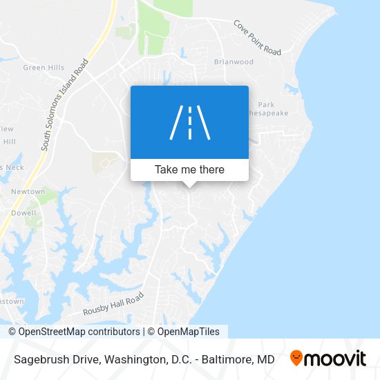 Sagebrush Drive map