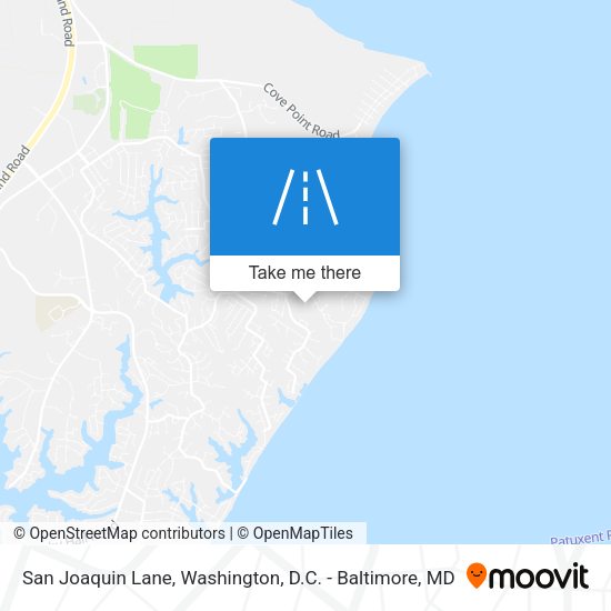 San Joaquin Lane map