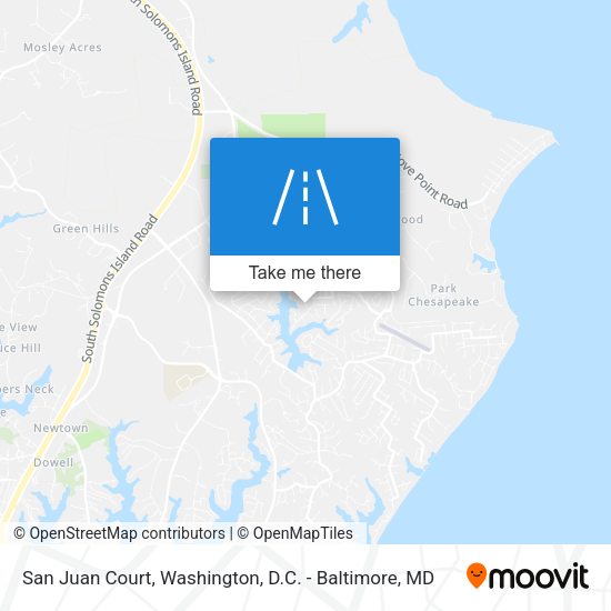 San Juan Court map