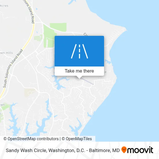 Sandy Wash Circle map